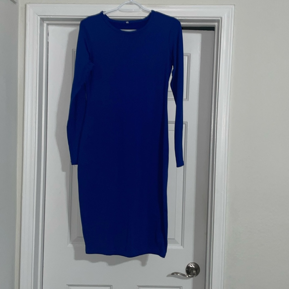 Blue dress